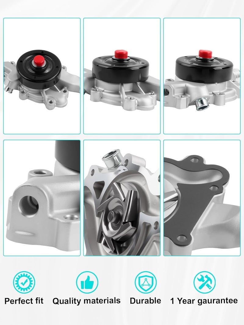 Pnktool AW7160 Engine Water Pump Compatible with Grand Cherokee, D150 Pickup, Dakota, Durango, Ram 1500 Pickup, Ramcharger, W150 Pickup, W250 Pickup 3.9L 5.2L 5.9L - Image 5